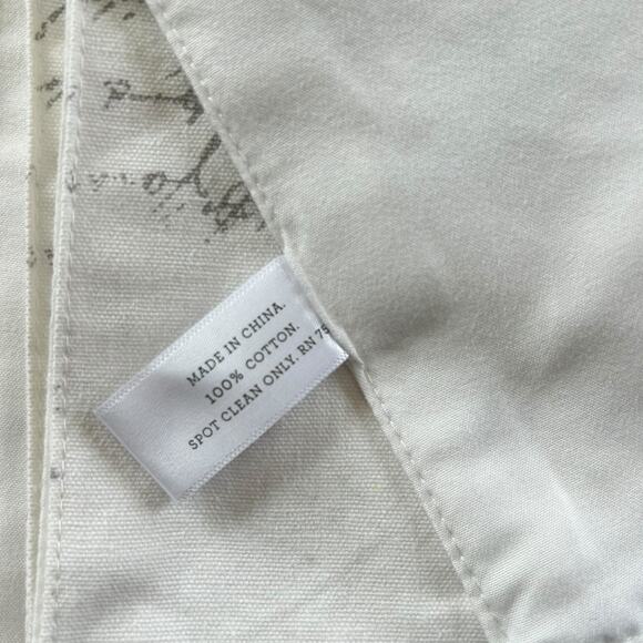 Bunny Boulevard Table Runner Gray Bunny Appliqué & Script Print 16"x72 - Picture 5 of 5